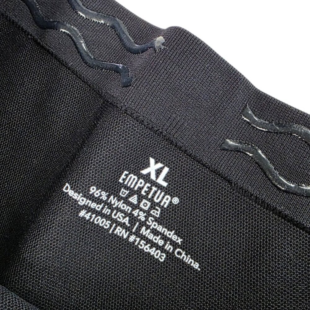 Empetua Seamless Comfort Mid-Waist Shaping Leggings, Black, Size XL - Picture 5 of 8
